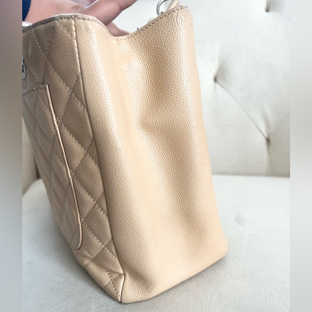 Chanel Classic Timeless GST Beige Caviar with Silver hardware Bag - Picture 7 of 16